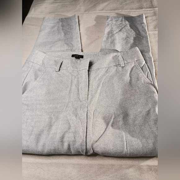 2/30$ LOFT Light blue denim color nice comfy work pants (#126) - Picture 1 of 8
